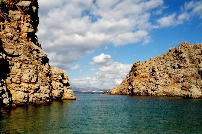 4 hours VIP Private Cruise with 9-meter Luxury Inflatable Boat with Skipper - Stop 4: Mochlos for Rocky Coves and Snorkel-Friendly Water