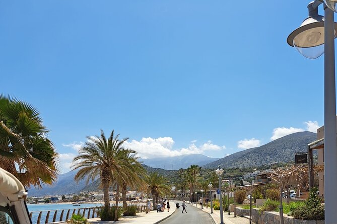 7 Villages Tuk Tuk Tour in Crete with Free Time in Sissi - Hersonissos pass-bys: shopping streets, the port, and Star Beach views