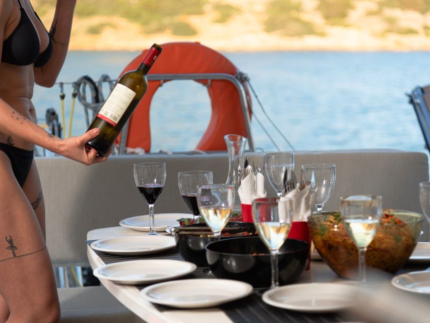 Agios Nikolaos All-inclusive Catamaran Cruise & Water Toys - Kolokytha Bay: the swim and toy portion that actually delivers