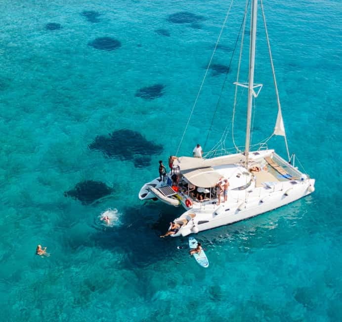 Agios Nikolaos: Spinalonga and Kolokytha Catamaran with Meal - Sailing Around Spinalonga Without Getting Off the Boat