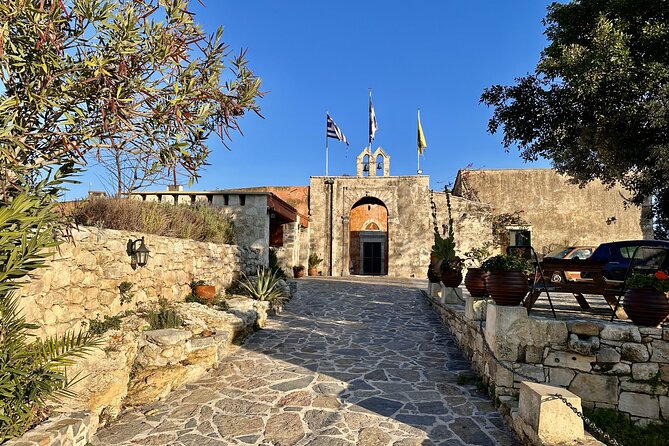 All Year Tour to Apokoronas Villages - Alidakis Chateau tower: a short stop with viewpoint energy
