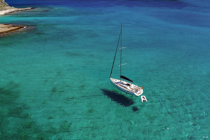Balos Beach and Gramvousa island shared group Sailing Cruise - Gramvousa Island: swimming, snorkeling, and fortress time