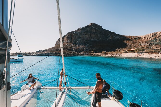 Balos & Gramvousa Luxury Catamaran Sailing Cruise from Kissamos - Stop 2: Gramvousa Island, Fort Views and an Onboard Lunch Break