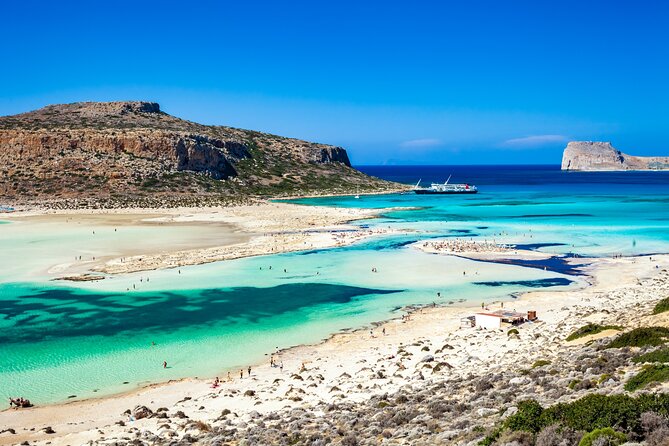 Balos Shared Catamaran Cruise (small groups up to 10 or 22ppl) - Stop 1 Balos Lagoon: the white beach time you actually want