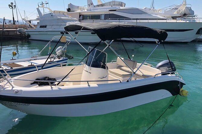 BOAT RENTAL per Hour from Hersonissos Crete - Swimming and the kind of calm you can control