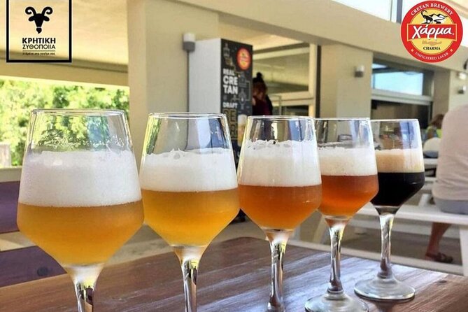 Brewery Visit - The food piece: Cretan meze, lunch upgrades, and vegetarian options