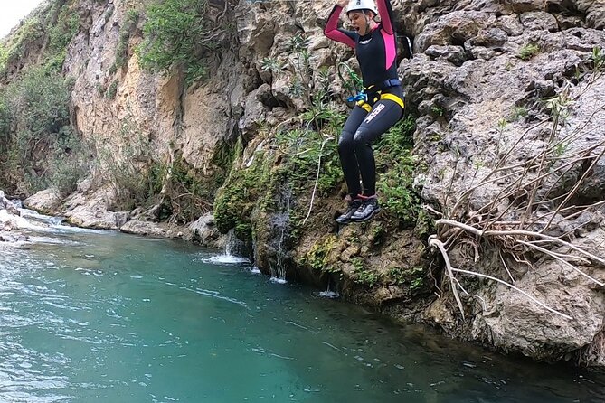 Canyoning in the water - Kourtaliotiko Gorge - Entering the Gorge: From Steps to the River Source