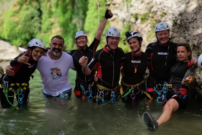Canyoning in the water - Kourtaliotiko Gorge - The Fairy Cave Hike: Where the Canyon Gets a Little Magical
