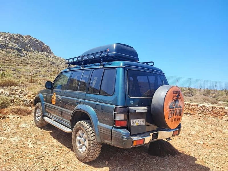 Chania:Balos&Falassarna Private Jeep Safari + Lunch&Loungers - Falassarna Beach time: swimming, sunbathing, and local beach vibes