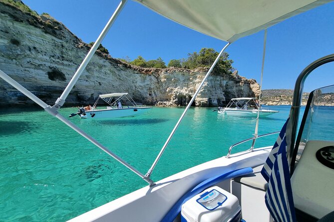 Chania: Boat Rental Almyrida - The Captain Moment: You Set the Route and Pace