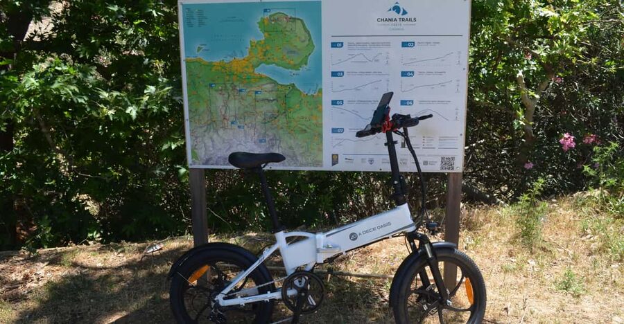 Chania Ebike Fit Tour + Traditional Snack - The e-bike climb toward the White Mountains foothills