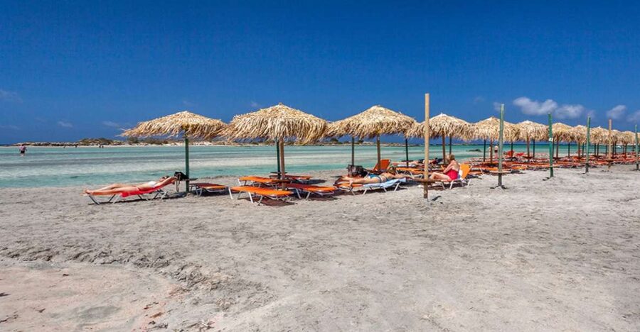 Chania: Elafonisi and Milia Mountain with Loungers and Lunch - Pink-sand Elafonisi, reserved loungers, and the morning timing that matters