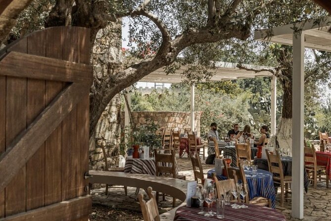 Chania Luxuries: Secrets of Wine and Olive Oil Tastings - Lunch in the middle: a true Cretan meal, not a quick bite