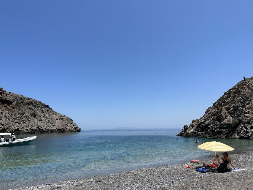 Chania: Menies Beach & Chironisia Bay Cruise with Snorkeling - Snorkeling at Menies: What You Can Expect in the Water