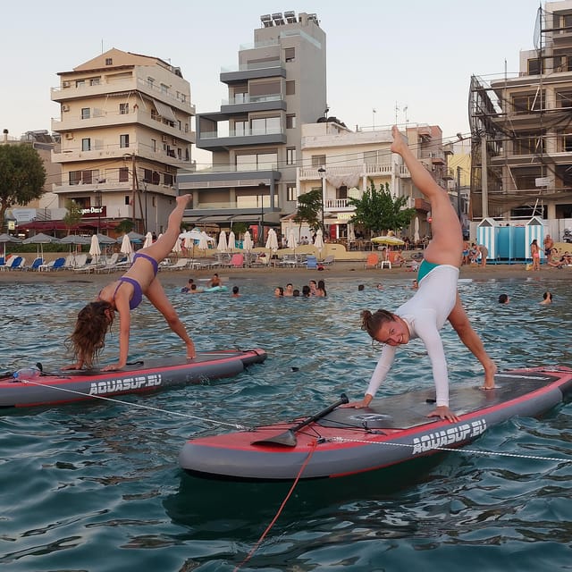 Chania: Morning or Sunset Stand-up Paddleboard Pilates - Practical tips to make the class feel smooth