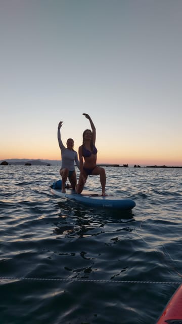 Chania: Morning or Sunset Stand-up Paddleboard Pilates - Instructor Care and Small-Group Energy (up to 7 people)