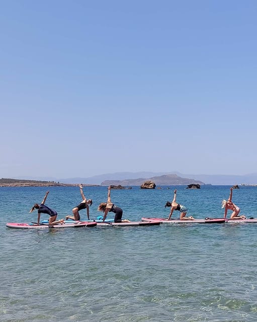 Chania: Morning or Sunset Stand-up Paddleboard Pilates - Equipment, photos, and practical “how to not hate day-of”