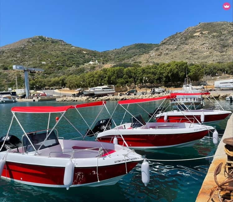 Chania Old Port: Boat Rental, Drive Yourself - The 4-hour plan: Lazaretta for swimming, then Theodorou for another swim
