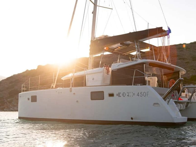 Chania Old Port:Luxury Sunset Catamaran Cruise with Prosecco - Where you start in Chania Old Port, and what the first 15 minutes do