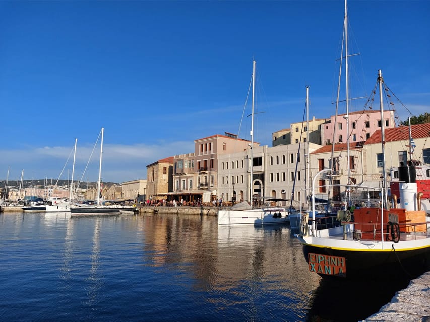 Chania: Private Walking Tour: History, Sights, Food & Senses - A paced break for snacks and local atmosphere