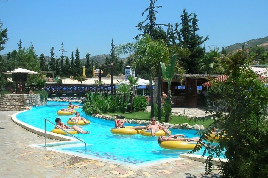 Chania & Rethymno:Limnoupolis Water Park with Lunch+Transfer - Chill Mode: Lazy River Time and White Mountains Views