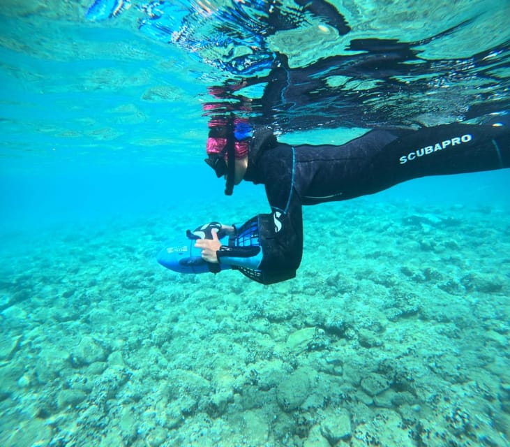 Chania: Sea Scooter Snorkeling boat tour - Pickup, Timing, and What to Expect on the Ride