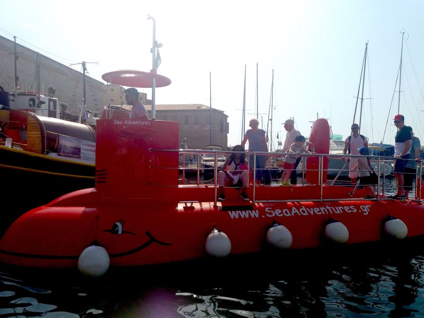 Chania: Semi-Submarine Boat Underwater Experience - The 35-Minute Route: Old Port Circuit and the Rocky Wave Thruster