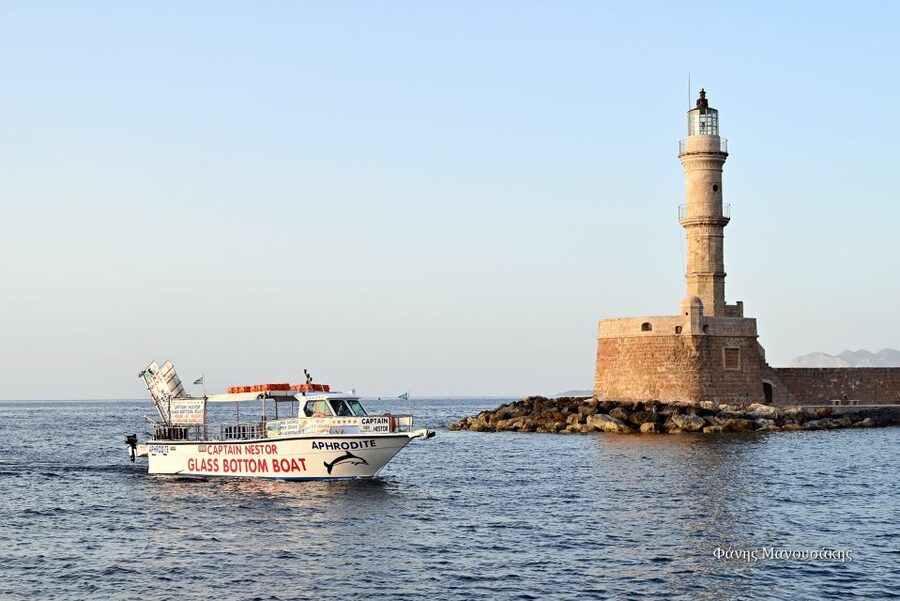 Chania Town: Glass-Bottom Boat Cruise to Thodorou & Lazareta - Thodorou Island and the Kri Kri Goat Search