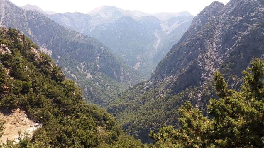 Chania: White Mountains Safari Tour with Lunch and Tastings - Back toward Chania: sea views and fruit valleys from up high