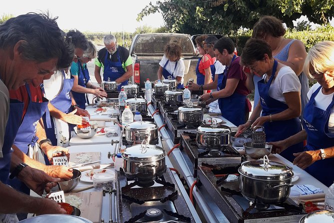 Cretan Cooking Class and Olive Oil Tasting - Eating what you cooked, with local wine and take-home leftovers