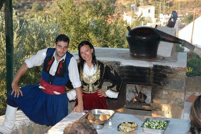 Cretan Folklore Night with Live Music, Dance, and Greek Dinner - The Greek buffet dinner and unlimited wine, with practical expectations