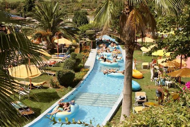 Crete Acqua Plus Water Park Entrance Ticket with Transport - Umbrellas, sunbeds, lockers, and the cashless bracelet system