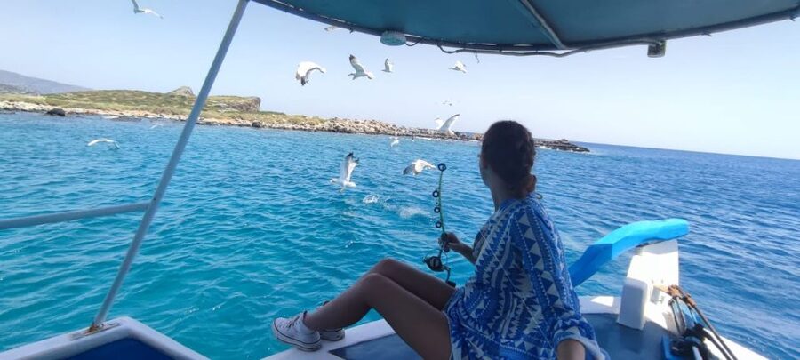 Crete: Fishing & Swimming Boat Cruise with Lunch & Drinks - Fishing with a local guide, and what you actually learn