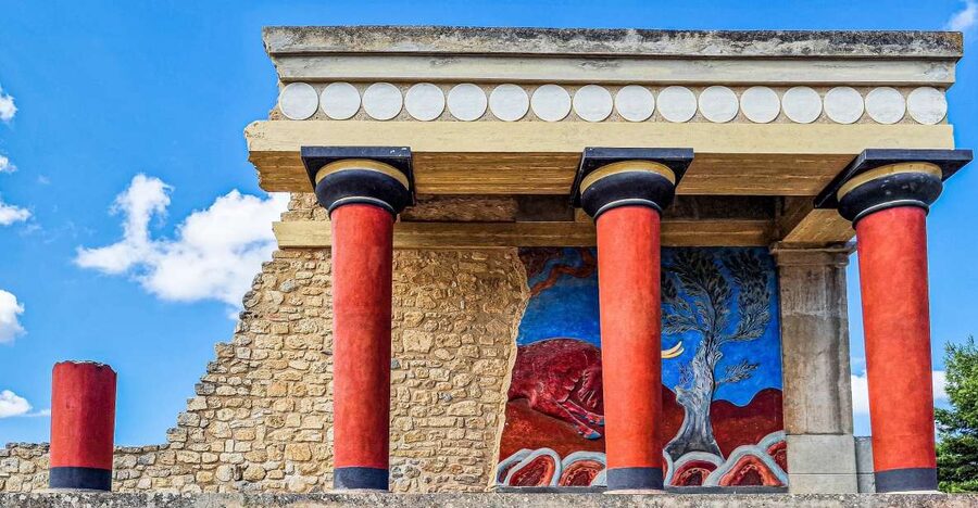 Crete: Knossos Palace, Heraklion City, Market Guided Tour - Patsides Minoan Farm: plants, samples, and a stop that can steal your focus