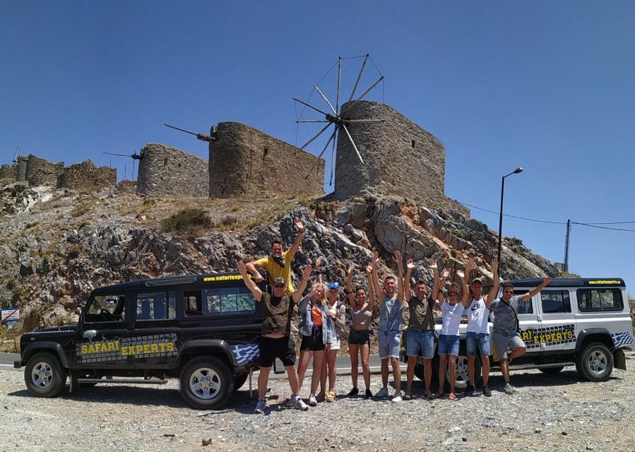 Crete: Lasithi Plateau and Cave of Zeus Off-Road Safari Tour - Lasithi Plateau and Seli Ambelou windmills: the scenery stops for a reason