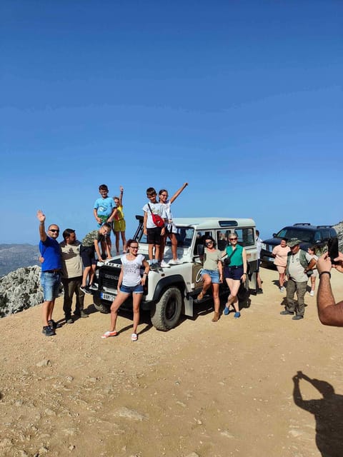 Crete: Lasithi Plateau Zeus Cave Guided Jeep Safari Tour - Aposelemis Dam and Sfentili: The Moment Crete Feels Big