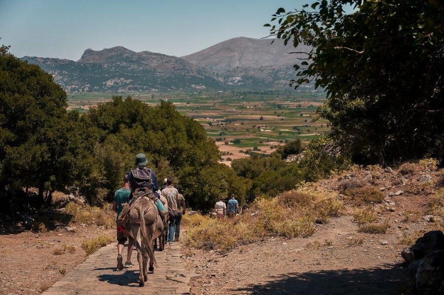 Crete: Lassithi Plateau & Kera Monastery Tour with Ceramics - Zeus cave energy: steep steps, crowds, and a donkey option