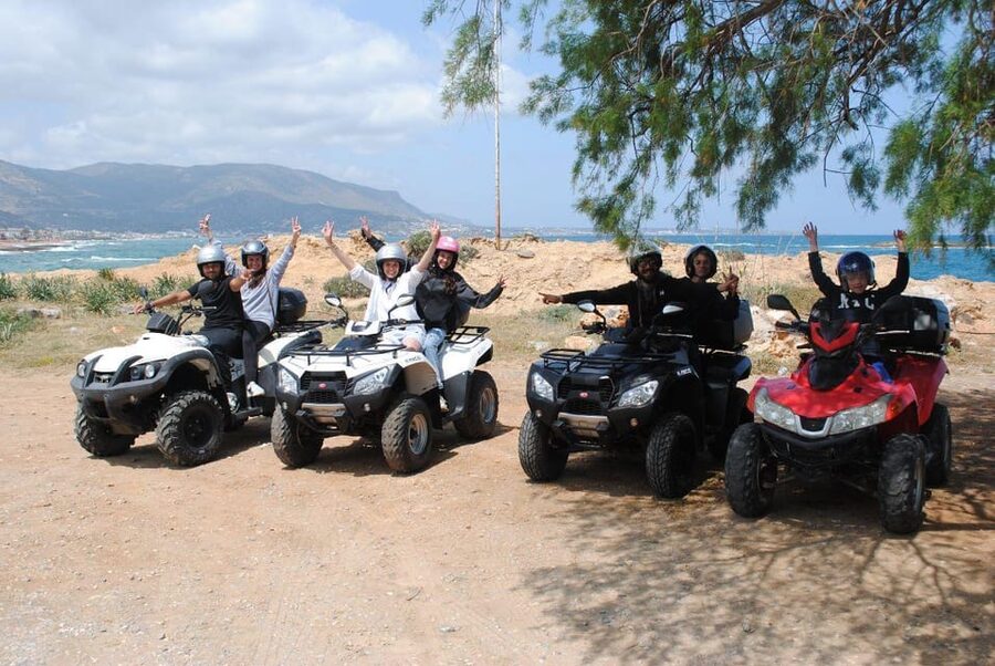 Crete: Off-Road Quad Safari Evening Tour with Hotel Transfer - From Malia port to Potamos Beach: quick views, easy photos
