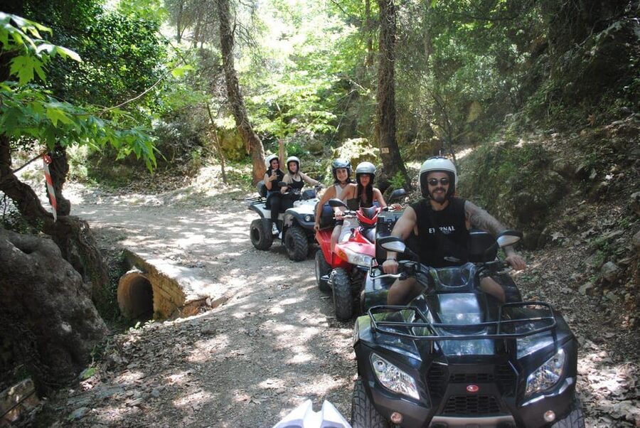 Crete: Off-Road Quad Safari Evening Tour with Hotel Transfer - Hotel pickup, van ride, and that first lesson before you go off-road