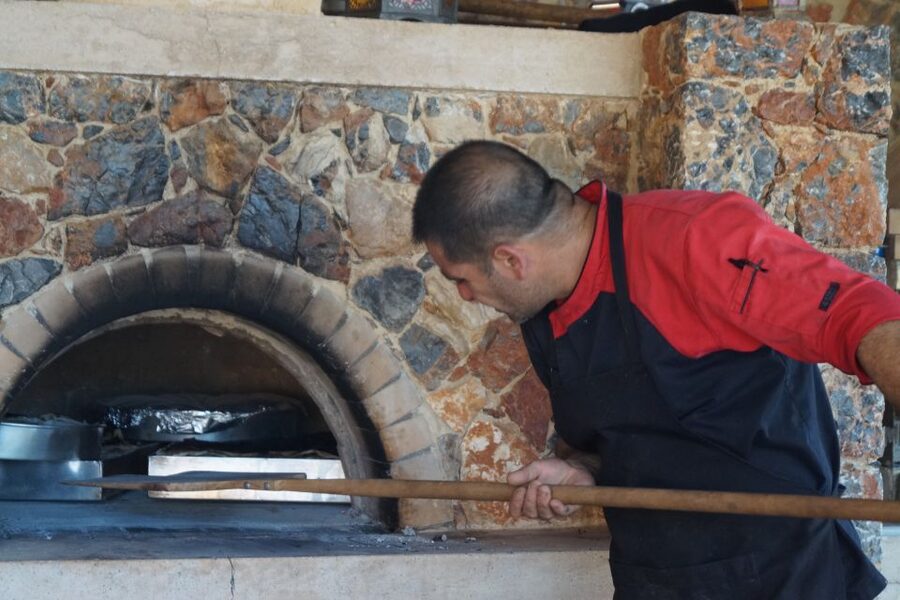Crete: Olive Oil Factory Tour, Dinner & Traditional Dancing - Virgin olive oil tour, honey demo, and wine tastings: how the guided stops work