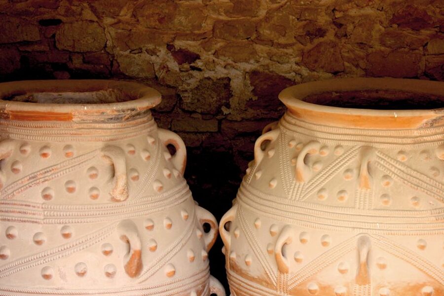 Crete: Palace of Knossos E-Ticket and Audio Guide - South Entrance Corridor: the Prince of the Lilies and a framed mountain view