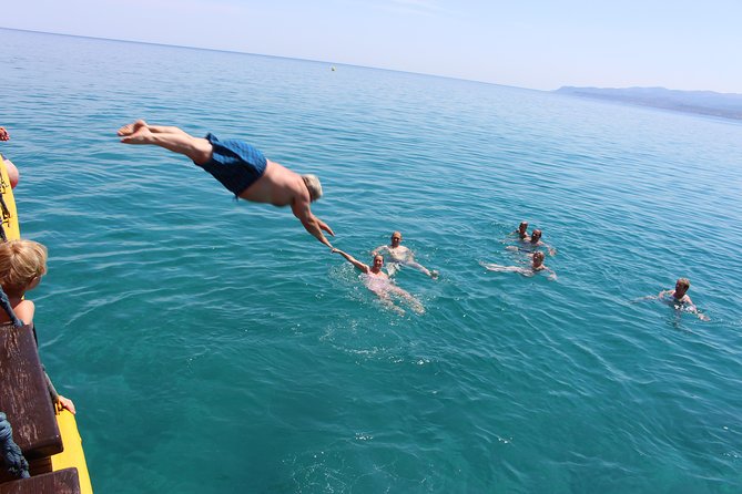 Crete Pirate Ship Cruise with the Black Rose to Stalis and Malia - Sant George’s Bay: Where The Swimming And Snorkeling Time Actually Happens