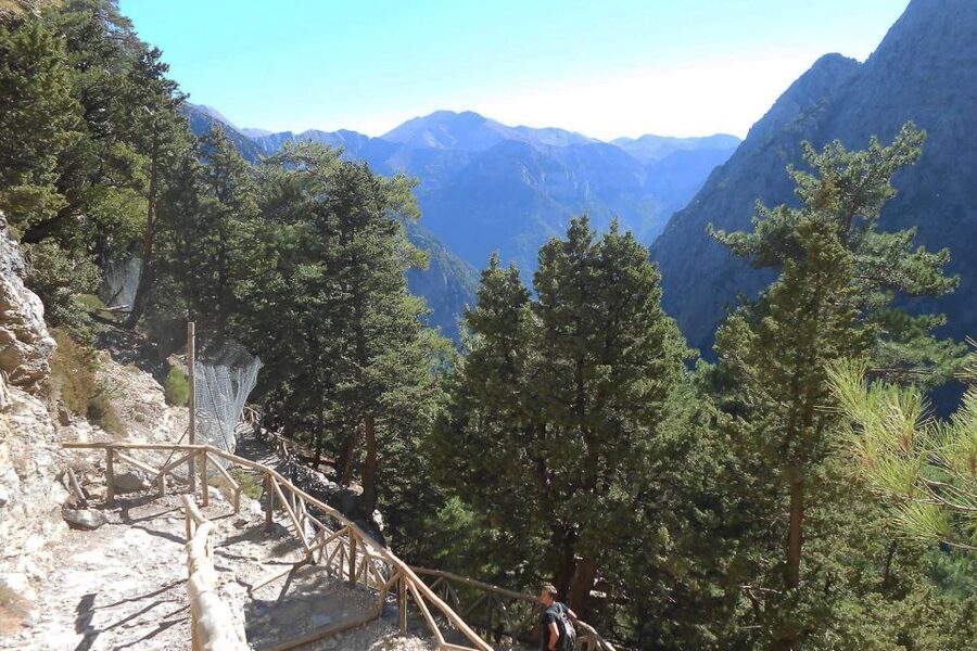 Crete: Samaria Gorge Hiking with transfer and expert Escort - Samaria Gorge From Omalos Plateau, where the views hit hard