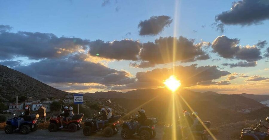 Crete: Sunset or Morning Quad with Local Products Tasting - Agia Pelagia Quad Day: How the 3 Hours Actually Play Out