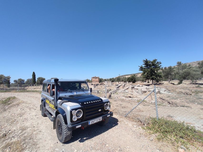 Crete: Trypiti Beach Off-Road South Tour w/ Lunch & Wine - Agia Varvara coffee stop, then back to your hotel