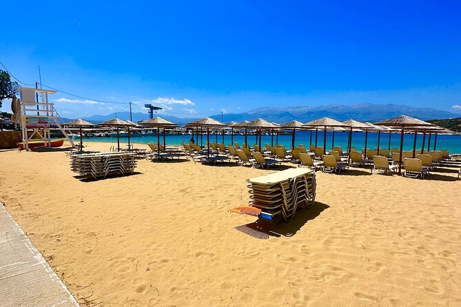 Cruise Visitors Excursion: Chania Town, City View & Marathi Beach - Marathi Beach: long swim time, shade, and meal planning