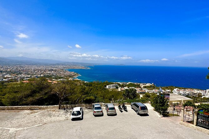 Cruise Visitors Excursion: Chania Town, City View & Marathi Beach - Private transport, bottled water, and how the day is paced