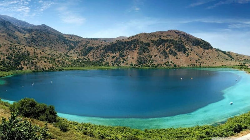 DayTrip Kournas lake Argyroupoli &Georgioupoli from Rethymno - Arkadi Monastery and the Potamon Dam View: Culture and Road-Trip Photos