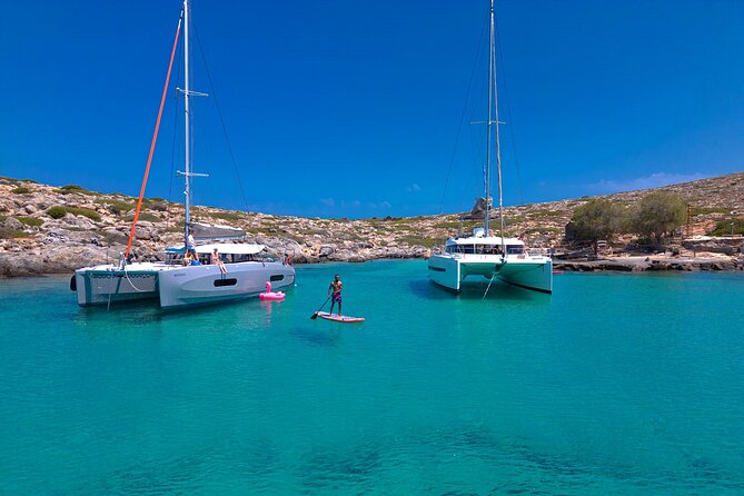Dia Island Catamaran – Premium Lunch, Open Bar, Small Group - Dia Island, Laid-Back, and Close to Heraklion