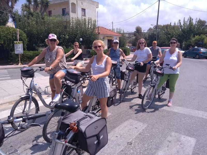 e-Bike Cycling Tour to Arkadi Monastery Full Lunch included - Lunch in Kirianna: a proper Cretan meal with big views